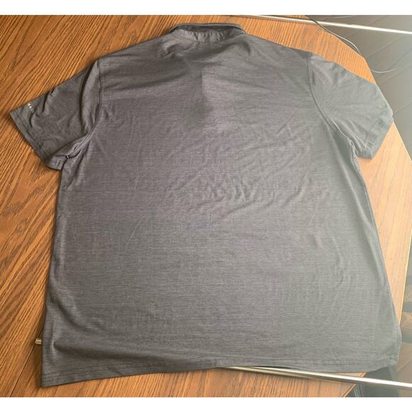 G.H. Bass Co. Mens Shirt Black XL Polo Short Sleeve Button Polyester No Pocket - Picture 4 of 9